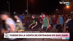 Locura en San Juan para ver a Messi ante Brasil: vean la que se montó