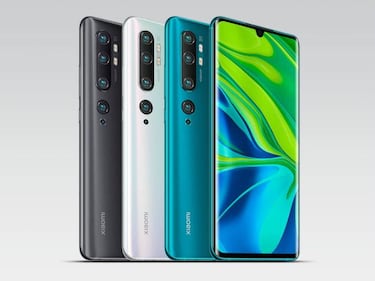 Xiaomi Mi Note 10: cámara de 108 Mpxl 5 lentes y batería enorme por menos de 600€
