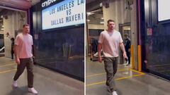 Luka Doncic arrives to face the Mavericks and the situation goes viral