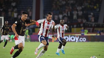 Junior de Barranquilla - América de Cali en la Liga BetPlay