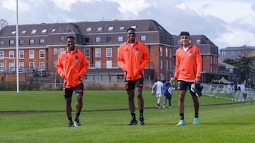 Entrenamiento Selección Colombia en Londres.