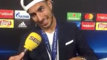 La cara de Asensio al desvelar la promesa que hizo si ganaba