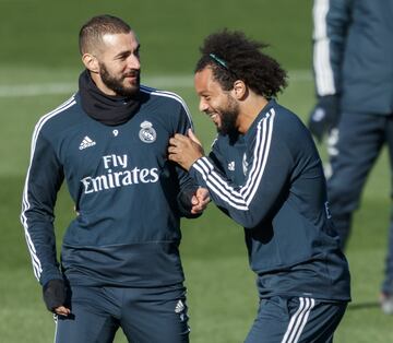 Marcelo y Benzema.