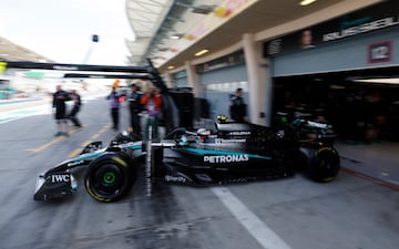 Andrea Kimi Antonelli durante el test de pretemporada 2025 de Frmula 1 celebrado en el Circuito Internacional de Sakhir, en Bahrin.