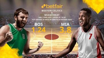Boston Celtics vs. Miami Heat: horario, TV, bajas, estadísticas y pronósticos del Partido 1 de los Playoffs