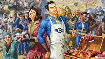 fallout estetica años 1950 estados unidos