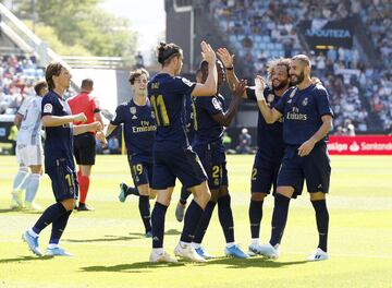 Triunfo ante el Celta de Vigo el 17 de agosto de 2019 tras una mala pretemporada. 