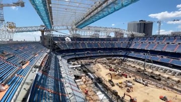 Salen a la luz nuevas imágenes del Bernabéu por dentro