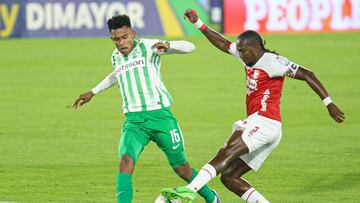 Partidazo en El Campín para el empate de Santa Fe y Nacional