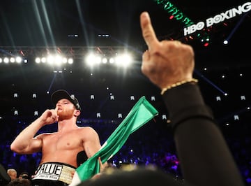 El triunfo de Canelo sobre Golovkin en imágenes