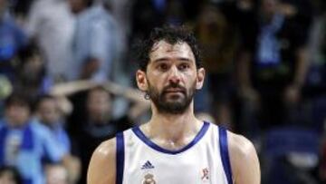 Garbajosa, con el Madrid.