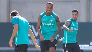 Natan, en un entrenamiento.