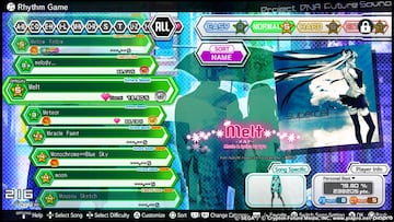 Captura de pantalla - Hatsune Miku: Project Diva Future Tone (PS4)