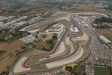 La construcción del circuito se terminó en 1972 y el primer Gran Premio se celebró en 1980. Está ubicado en la provincia de Rimini en Italia. Aunque la prueba lleva el nombre de San Marino, nunca se ha celebrado en este estado europeo.