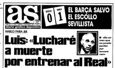 El día que Luis Aragonés dijo: "Lucharé a muerte por ser entrenador del Real Madrid"