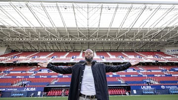 Rosier, esta tarde, en El Sadar.