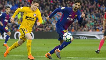 Gameiro y André Gomes, dos futbolistas en la órbita del Valencia.