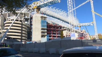 La cubierta del Bernabéu impresiona a todo Madrid: así avanzan las obras