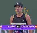 Resumen del Muguruza vs Riske de WTA 1.000 Indian Wells