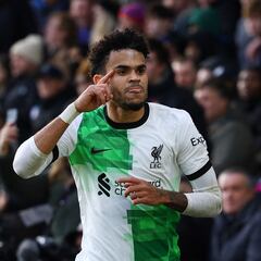 Luis Díaz, por su aparición número 50 en la Premier League