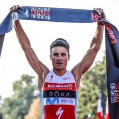 Javier Gómez Noya gana el triatlón de Des Moines
