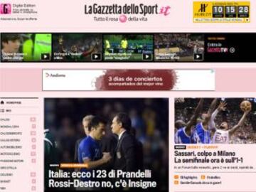 Portadas de la prensa extranjera