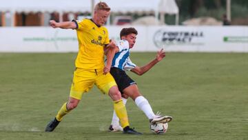 Jens Jonsson durante el partido C&aacute;diz-Espanyol