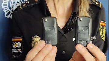 Aviso de la Polic¨ªa por las llaves del coche: ¡°Te pueden salir muy caras¡±