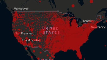 USA vive momentos cr&iacute;ticos durante la pandemia al reportar arriba de 40 mil contagiados en las &uacute;ltimas 24 horas. Florida y California los m&aacute;s afectados.