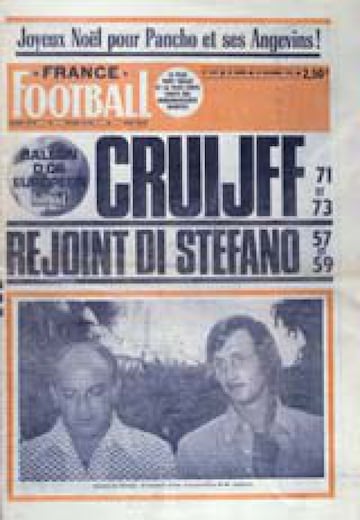 In 1973 Cruyff lifted the award as a Barcelona player, after having previously won it while at Ajax in 1971. He won it again a year later in 1974. The Dutchman scored 48 goals in 143 games for Barca during his five seasons at the club, before going on to 