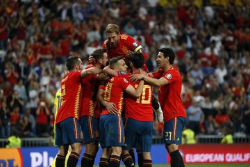 3-0. Mikel Oyarzabal celebró el tercer gol.