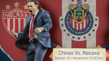 C&oacute;mo y d&oacute;nde ver Chivas vs Necaxa: Horarios y TV