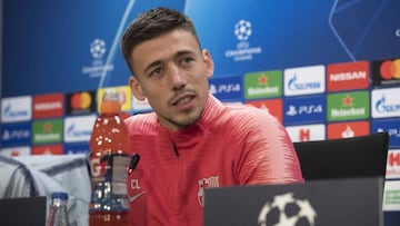 10/12/18 Rueda de Prensa de Clement Lenglet previa al partido de Champions League contra el Tottenham Hotspur