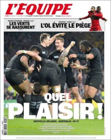 Portadas de la prensa mundial