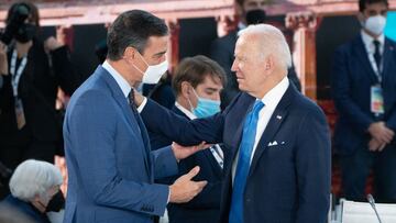 El reencuentro entre Joe Biden y Pedro S¨¢nchez tras aquel breve saludo en un pasillo de la OTAN