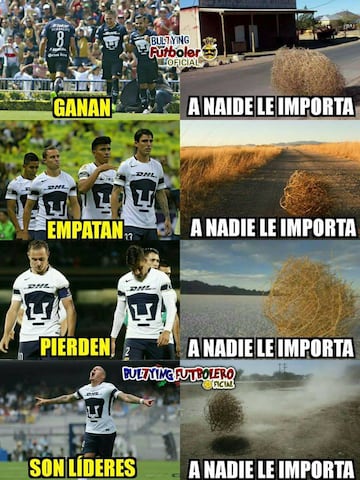 Los memes despedazan el empate en el Clásico Capitalino