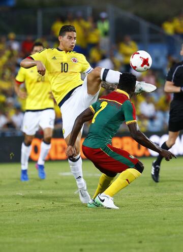 Colombia muestra buen fútbol ante Camerún