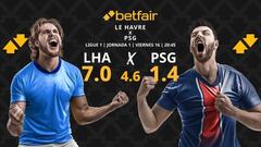 Le Havre vs. Paris Saint-Germain: horario, dónde ver, pronósticos y clasificación