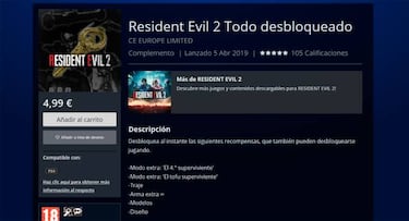 Resident Evil 2 ya tiene un DLC que desbloquea todos los extras