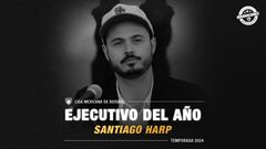 Santiago Harp Grañen es el séptimo ejecutivo de los Diablos en ganar el premio a Ejecutivo del año