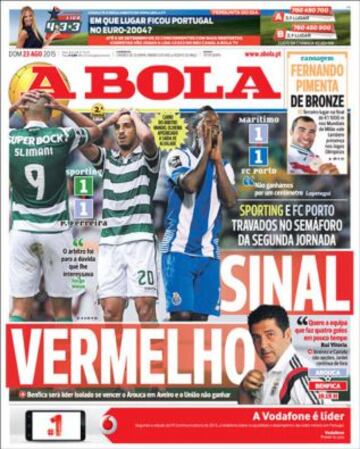 Portadas de la prensa deportiva