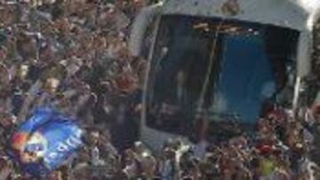 La afición colapsará Concha Espina para recibir al autobús del Madrid