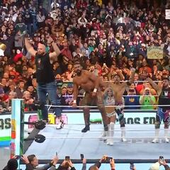 Rey Mysterio y Andrade se llevan el triunfo en Wrestlemania XL