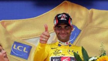 <b>RECONOCE LA DIFICULTAD DE SEGUIR SIENDO LÍDER.</b> El gallego, que perdió 1' 40'' en la contrarreloj de Rennes respecto a Floyd Landis, sabe que tiene complicado el liderazgo con sólo 30'' de ventaja.