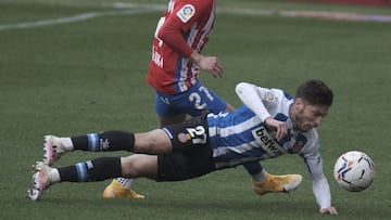 28/02/21 PARTIDO SEGUNDA DIVISION
 SPORTING DE GIJON - ESPANYOL
 OSCAR GASPAR 