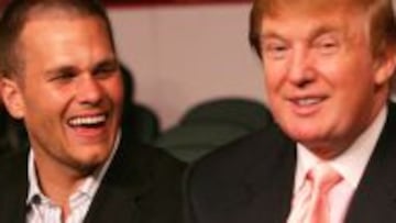 Tom Brady y Donald Trump juegan juntos al golf y son buenos amigos.