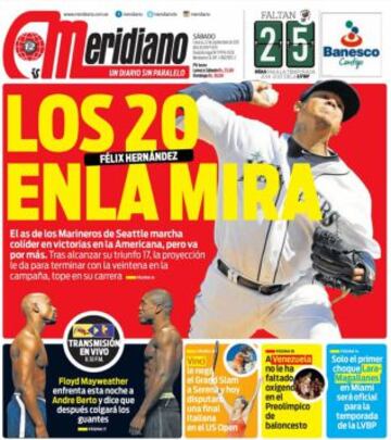 Portadas de la prensa deportiva