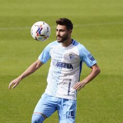 “Tengo contrato hasta 2022 y quiero seguir muchos años en el Málaga”