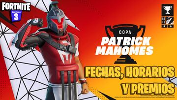 Cómo conseguir gratis la skin de Patrick Mahomes en Fortnite con su Copa: fechas y horarios