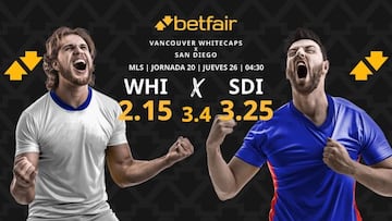 Vancouver Whitecaps vs. San Diego FC: horario, dónde ver, pronósticos y clasificación